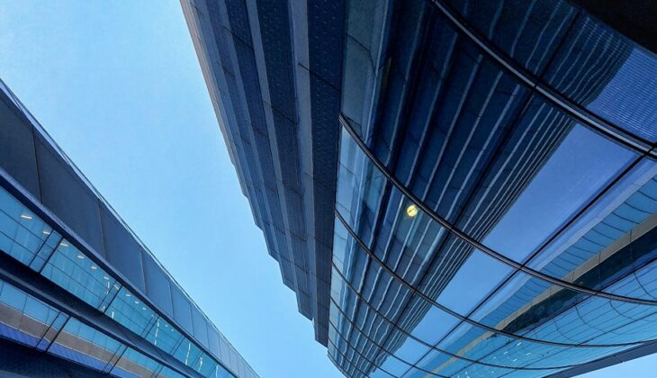 low angle photography of high rise building